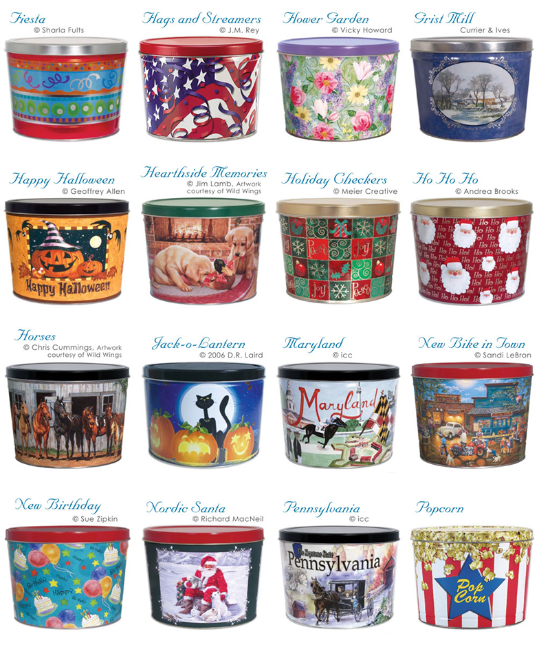 Farm Fresh Popcorn Company - Tin Designs